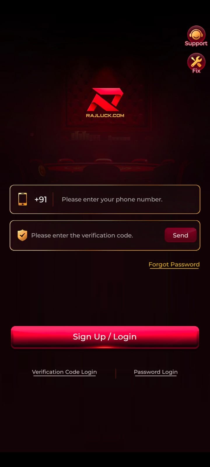 rajluck login